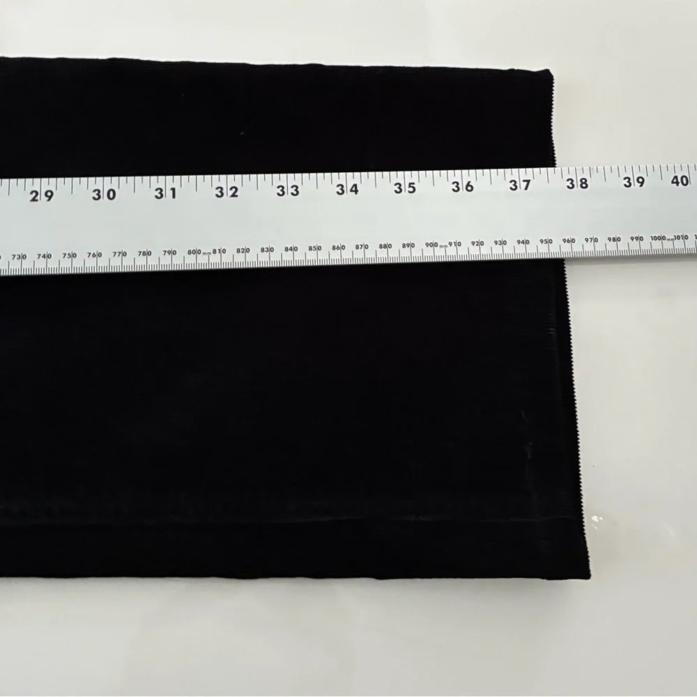 J. Crew Black Corduroy Favorite Fit Pants 31R Cotton Straight Classic Piece